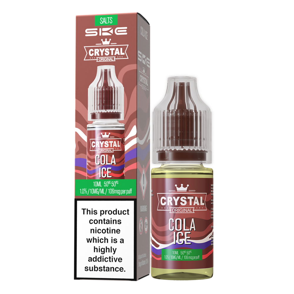 SKE Crystal Nic Salts 10mg 10Pk Cola Ice