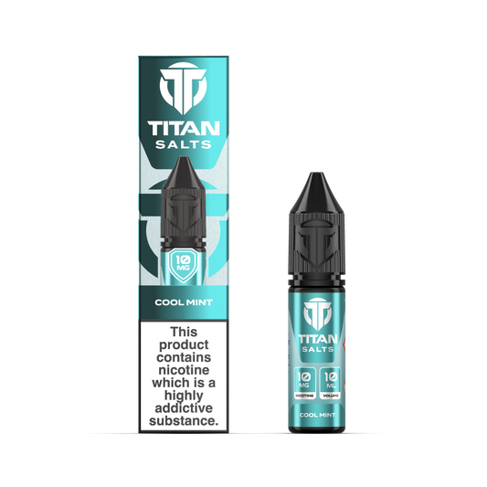 Titan Nic Salts 10mg 10ml 10 Pcs Cool Mint