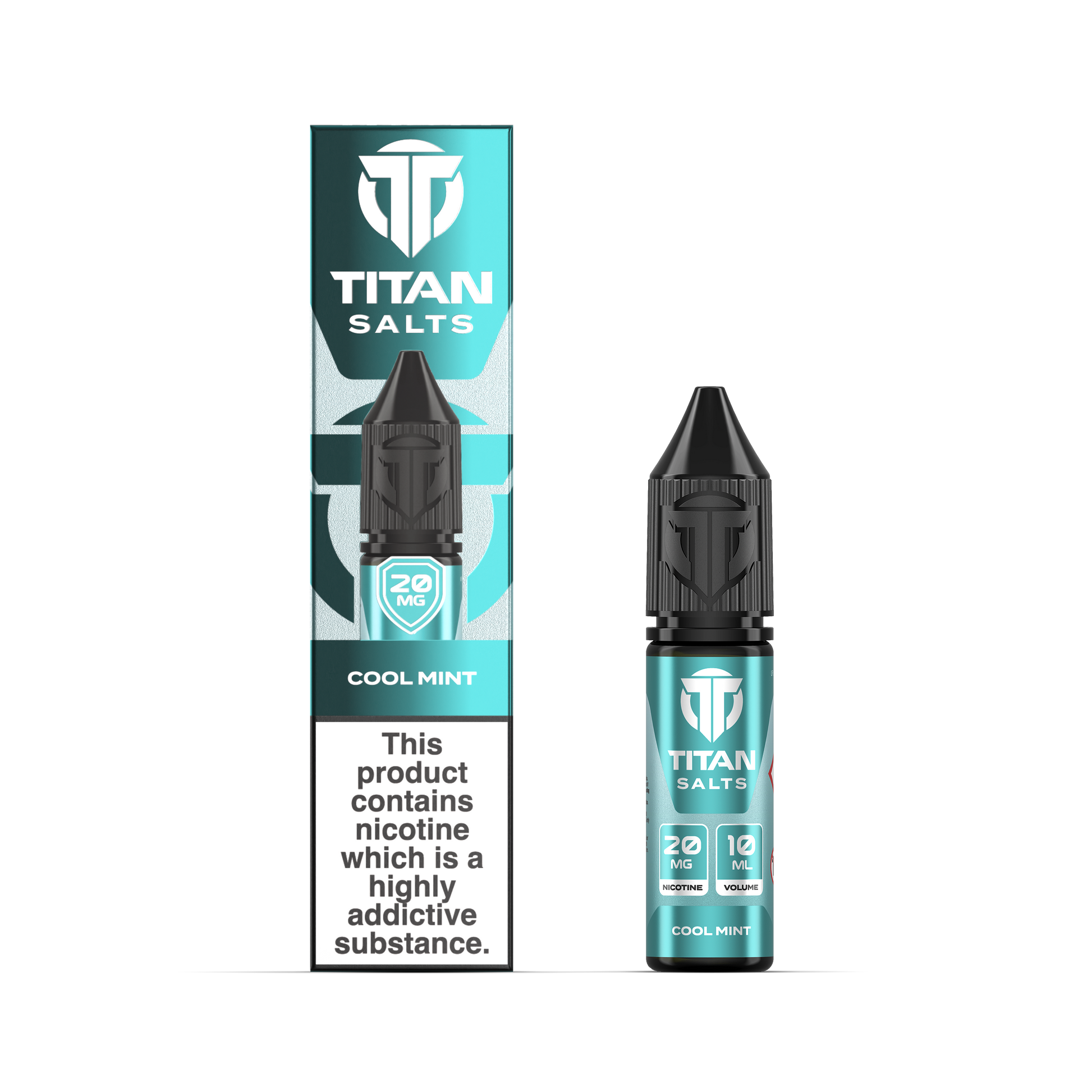 Titan Nic Salts 20mg 10ml 10 Pcs Cool Mint