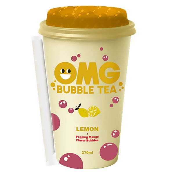 Omg Bubble Tea 270ml x 10 Lemon