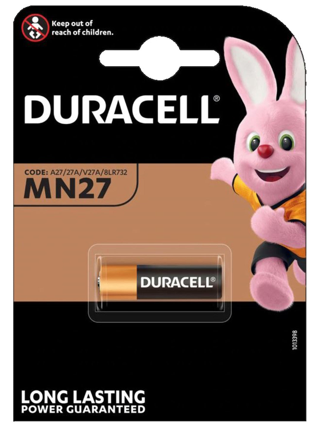 Duracell 12V MN27 1 Pk x 10 Sleeves = 20