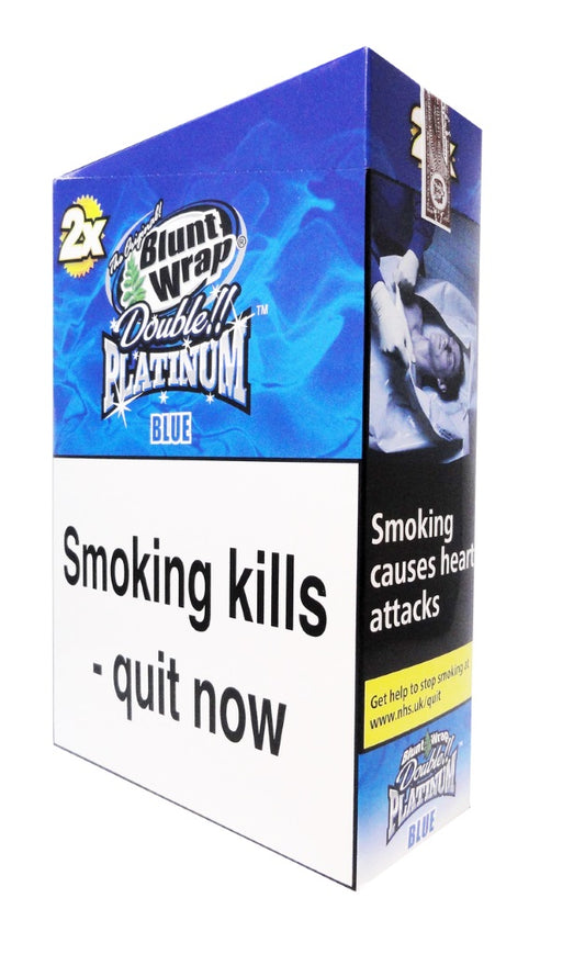 Platinum Blunts Blue 25 Pouches