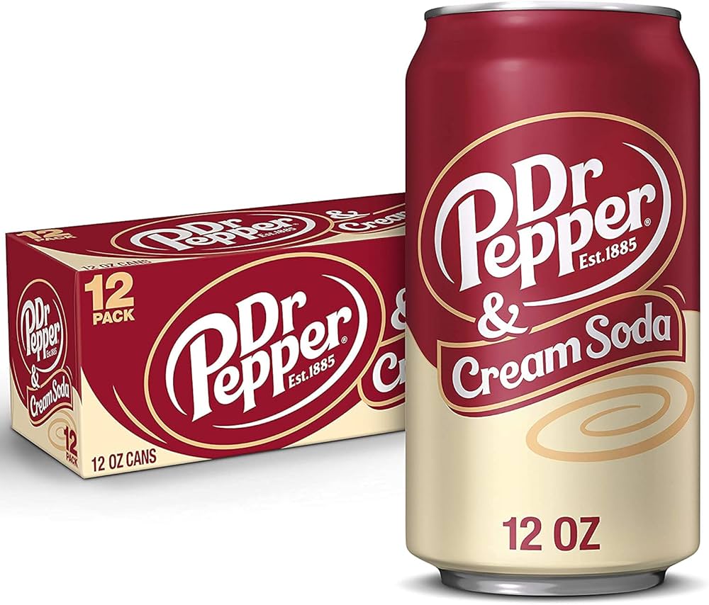 Dr Pepper Cream Sd Loose Cans 355ml x 24