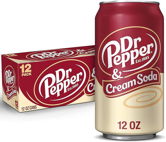 Dr Pepper Cream Sd Loose Cans 355ml x 24
