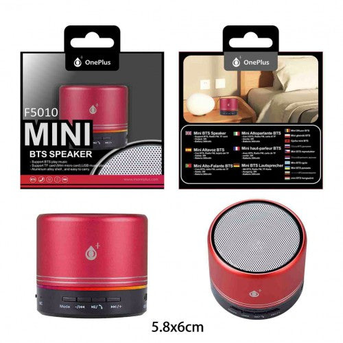 One Plus BTS Mini Speaker 3W Red