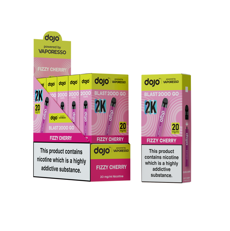 Dojo Blast 2000 Go Fizzy Cherry 5 Pk