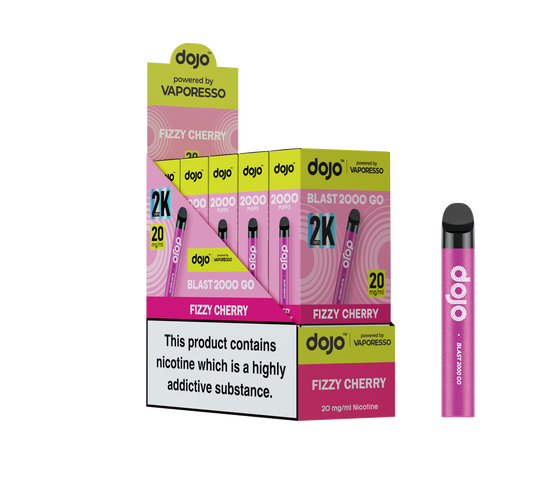 Dojo Blast 2000 Go Fizzy Cherry 5 Pk
