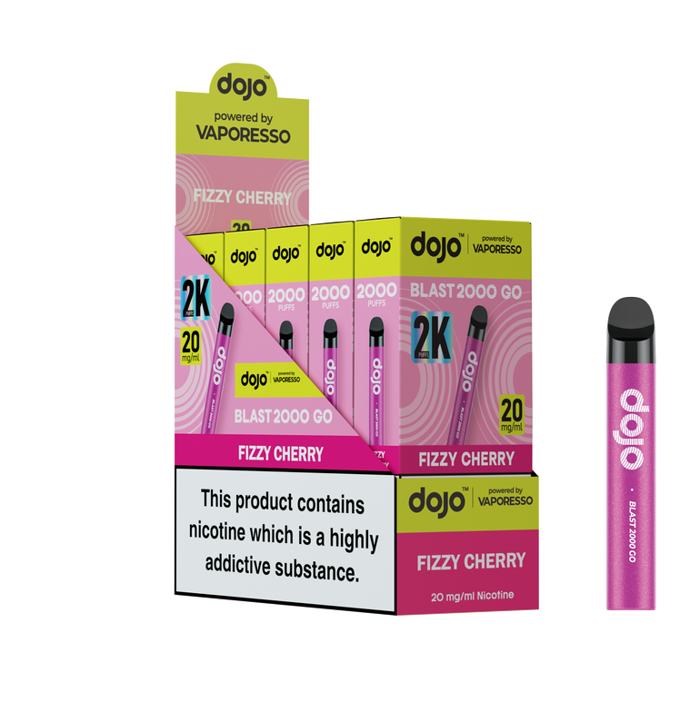 Dojo Blast 2000 Go Fizzy Cherry 5 Pk
