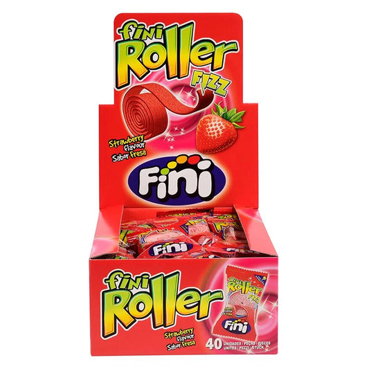 Fini Roller Fizz Strawberry 40 Pcs