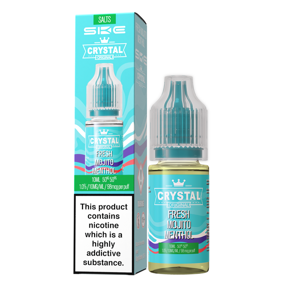 SKE Crystal Nic Salts 20mg 10Pk Fresh Menthol Mo