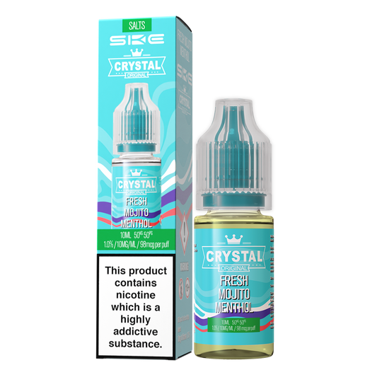 SKE Crystal Nic Salts 20mg 10Pk Fresh Menthol Mo