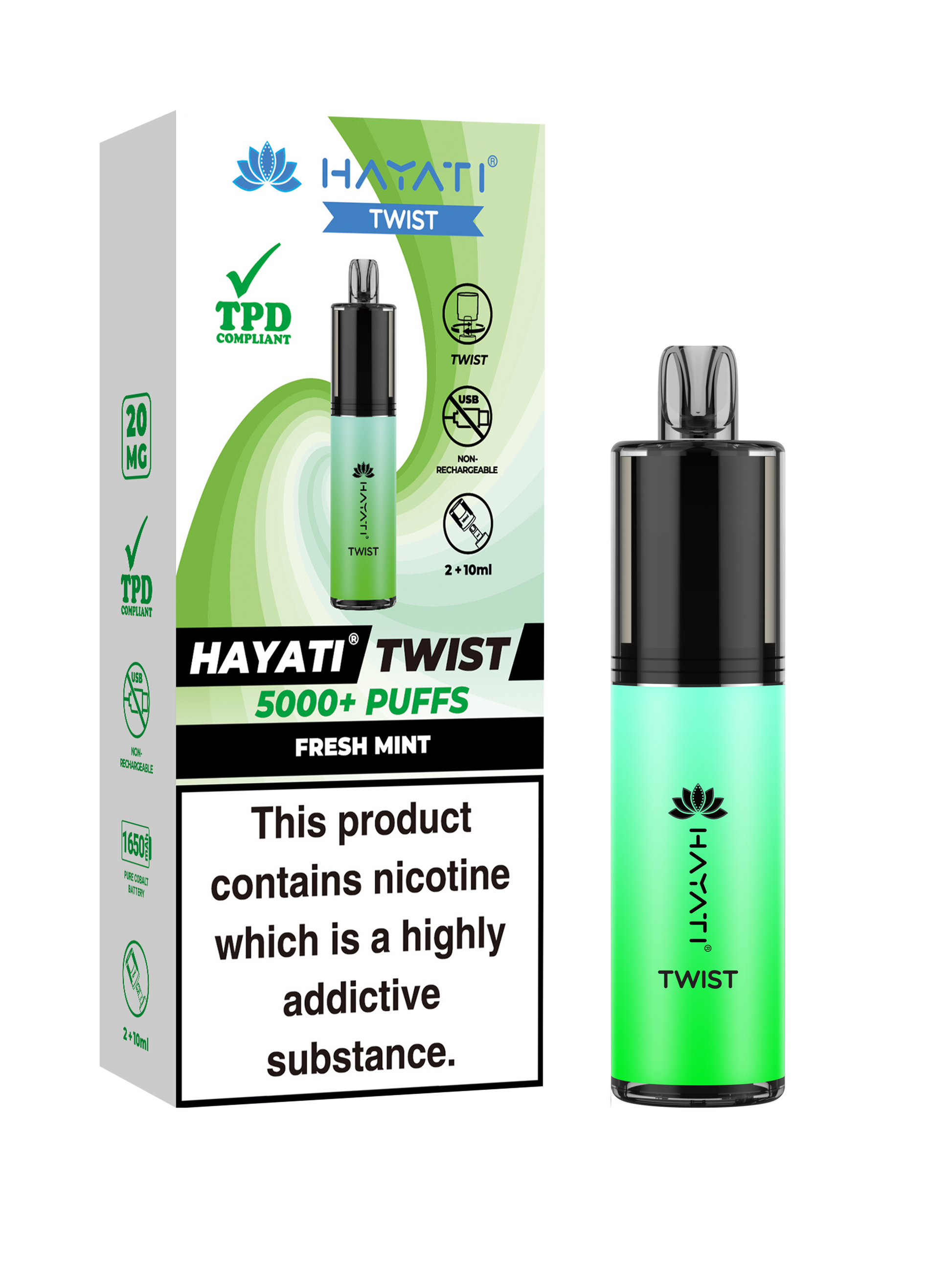 Hayati Twist Fresh Mint 5 Pk