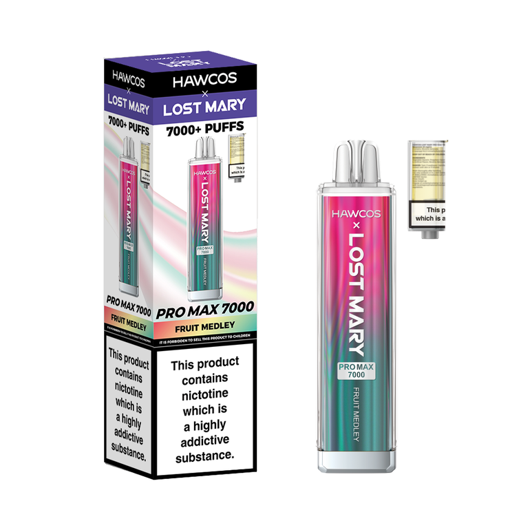 Lost Mary Pro Max Fruit Medley 7000 Puffs Refillable Pod Kit 10 Pk