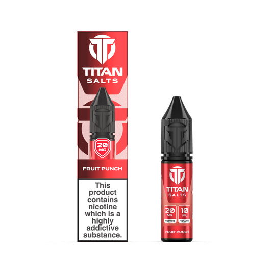 Titan Nic Salts 20mg 10ml 10 Pcs Fruit Punch