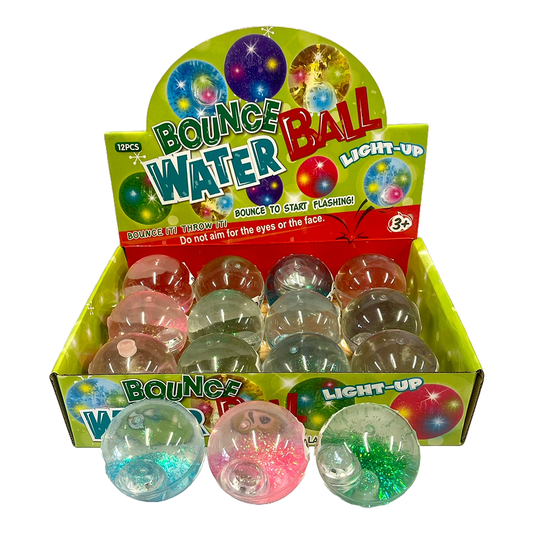 Water Bounce Ball Light 12 Pcs