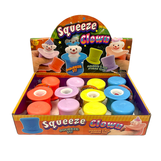 New Squeeze Clown 12 Pcs