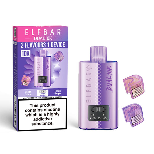 Elfbar Dual 10K Pod Kit 5 Pcs Grape Edition
