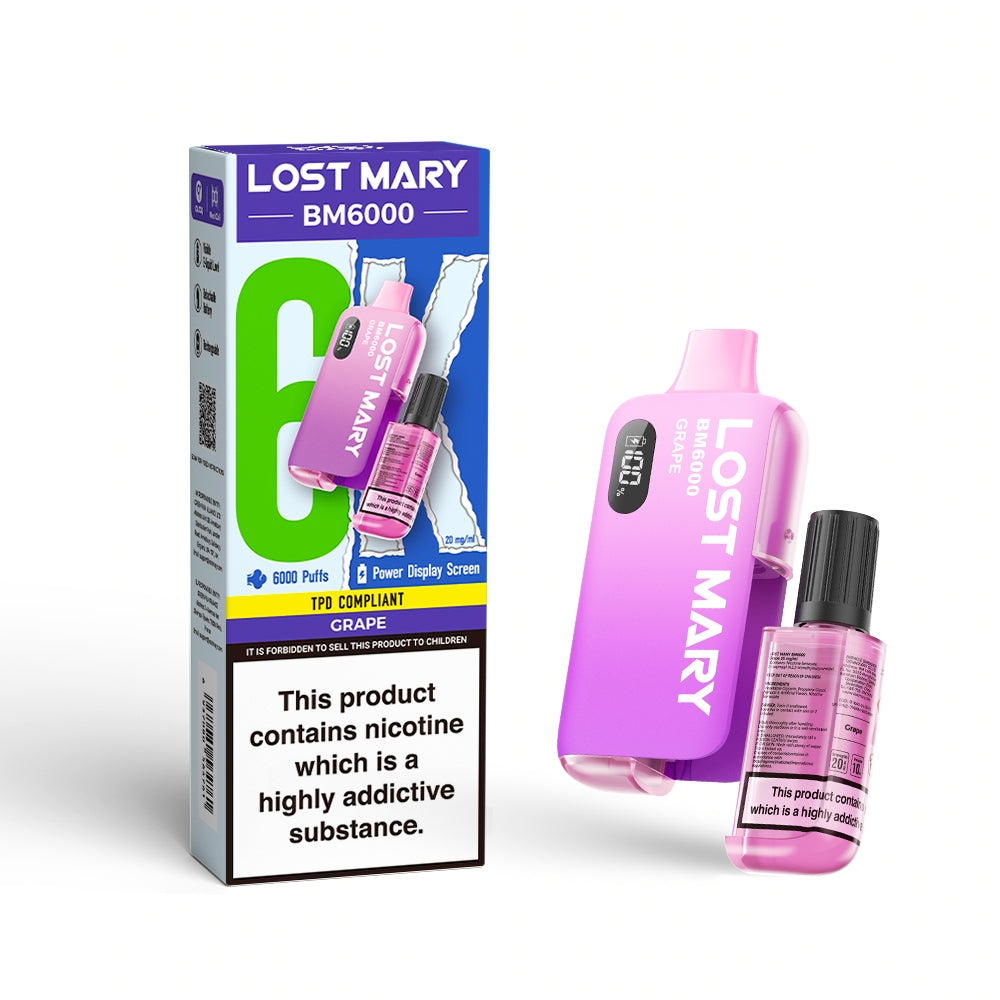 Lost Mary BM6000 Grape 5 Pcs