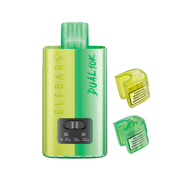 Elfbar Dual 10K Green Edition Refillabe