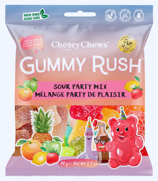Cheery Gummy Rush Sour Party 90g x 12