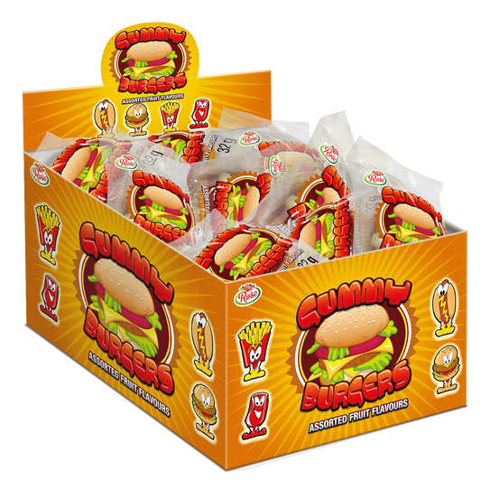Rose Gummy Burgers 24 x 32g