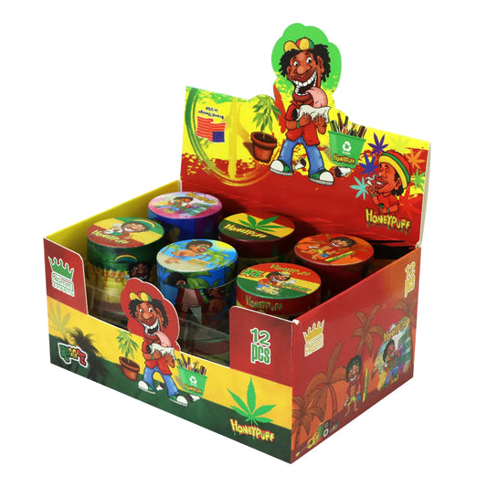 Honeypuff Reggae Grinders 12 Pcs