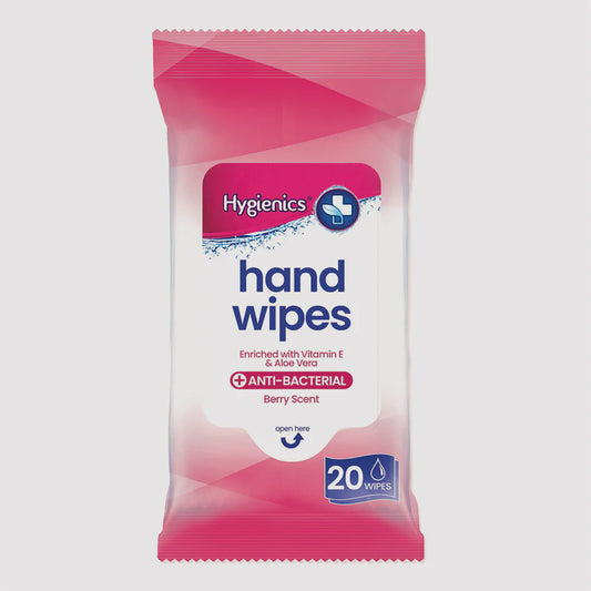 Hygienics Hand Wipes Berry 20 Pk
