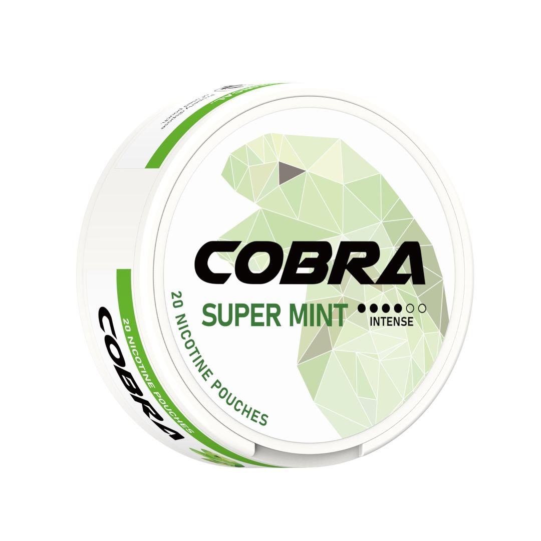 Cobra Nic Pouches Super Mint Intense 60 mg 10 pk