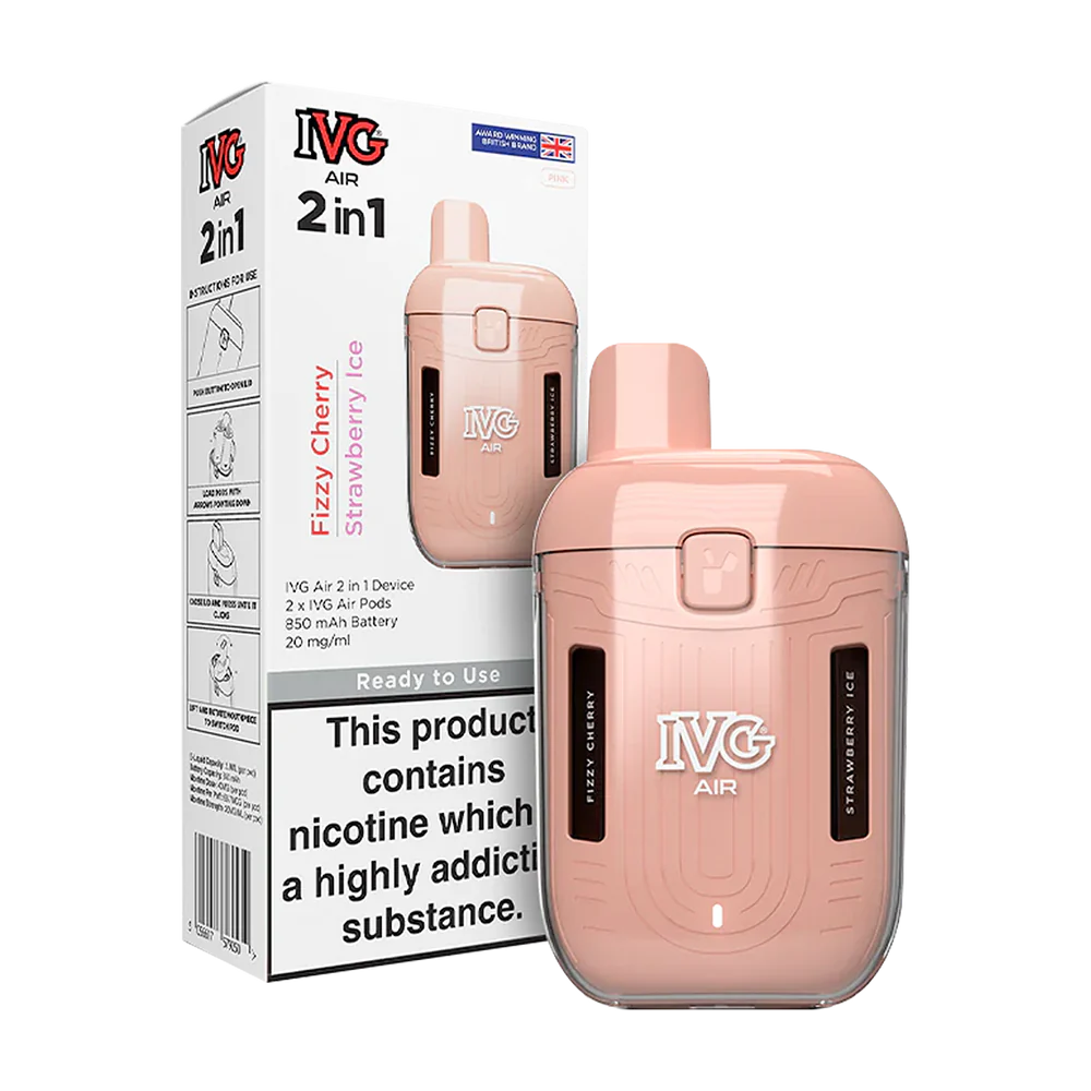 IVG 2 In 1 Starter Kit Pink 5 Pk