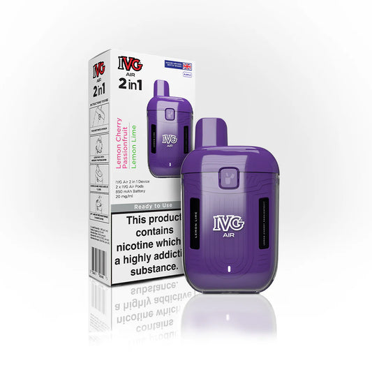 IVG 2 In 1 Starter Kit Purple 5 Pk