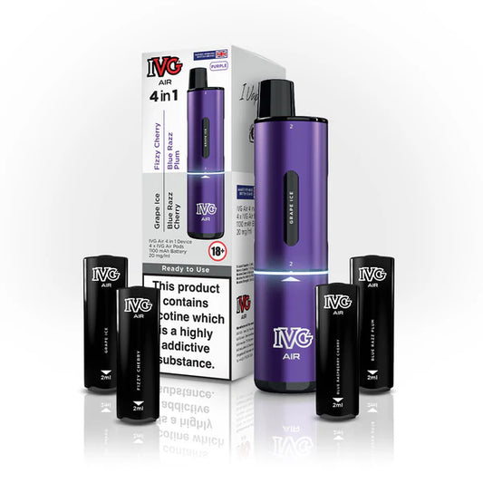 IVG Air Starter Kit Purple 5 Pcs