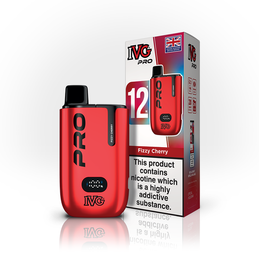 IVG Pro Fizzy Cherry 10K Puffs 1000mAh Rechargeabl