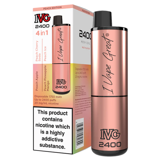 IVG 2400 Peach Edition 5 Pcs