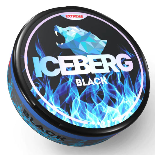Iceberg Black Nic Pouches 10 Pk