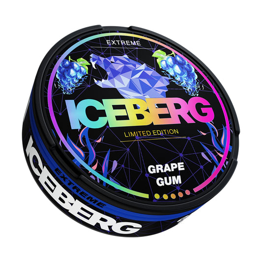 Iceberg Nic Pouches Extreme Grape Gum 10 Pk