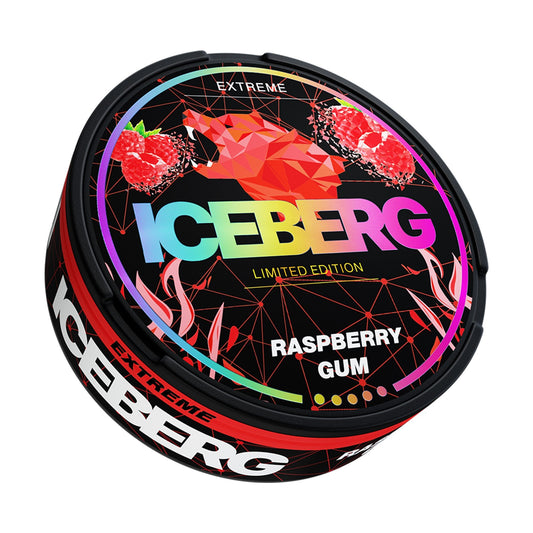 Iceberg Nic Pouches Extreme Raspberry Gum 10 Pk