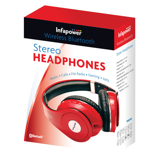 Infapower Wireless Bluetooth Red