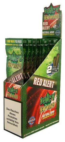 Juicy Hemp Wrap Red Alert 25 Pk