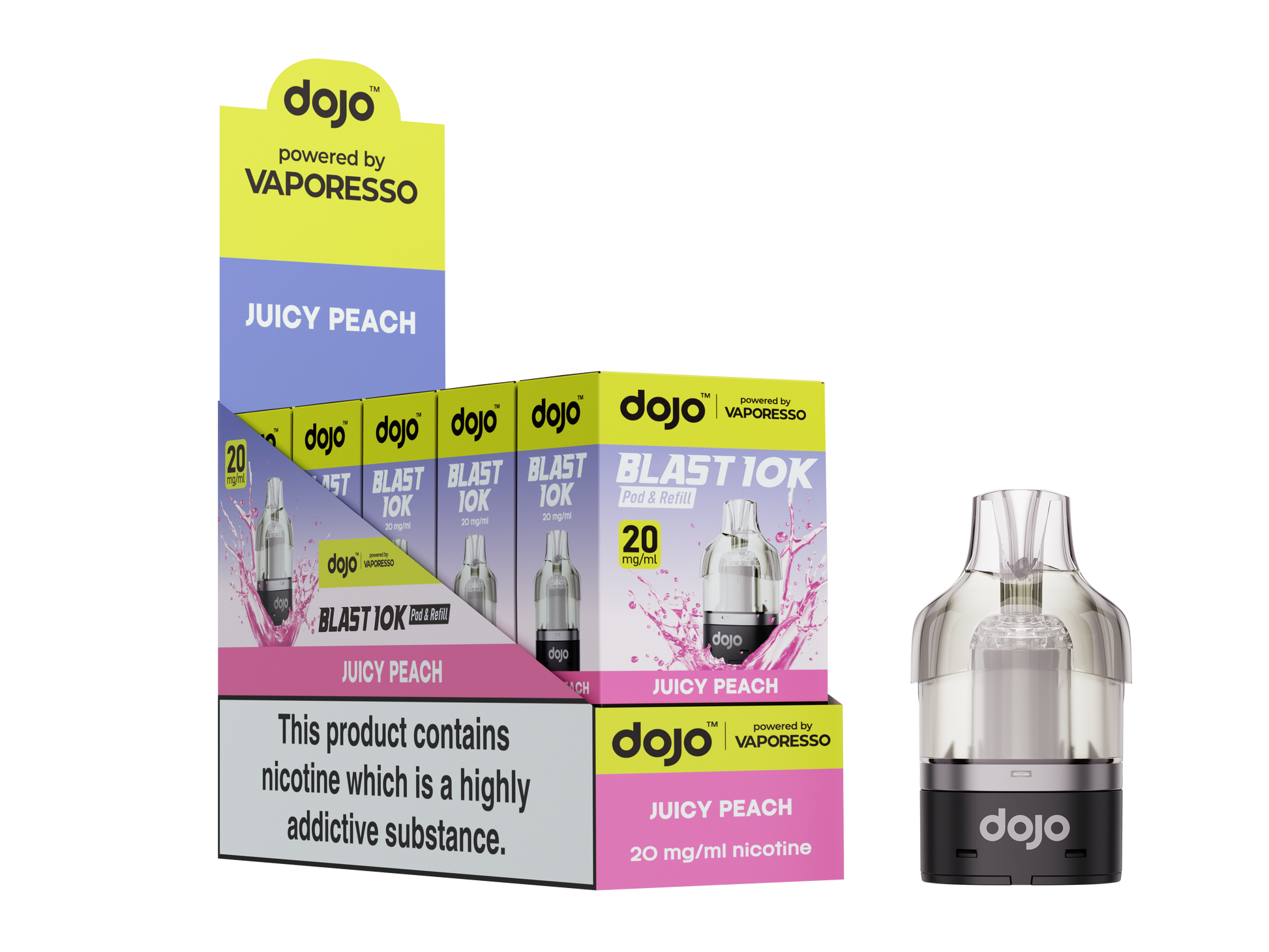 Dojo Blast 10K Pod Juicy Peach