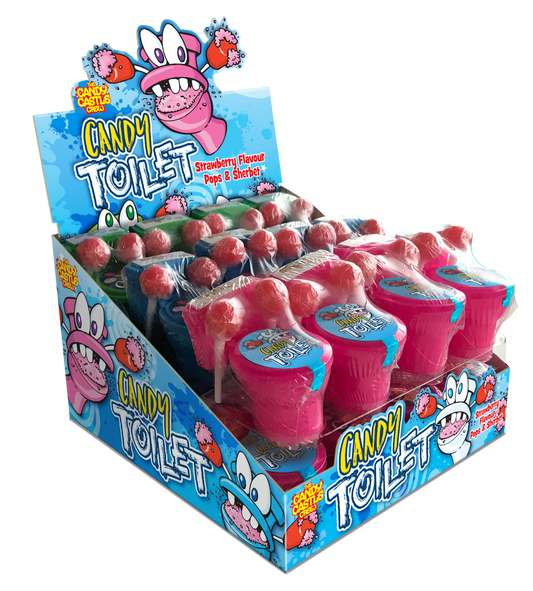 Rose Toilet Candy Strawberry 24 x 15g