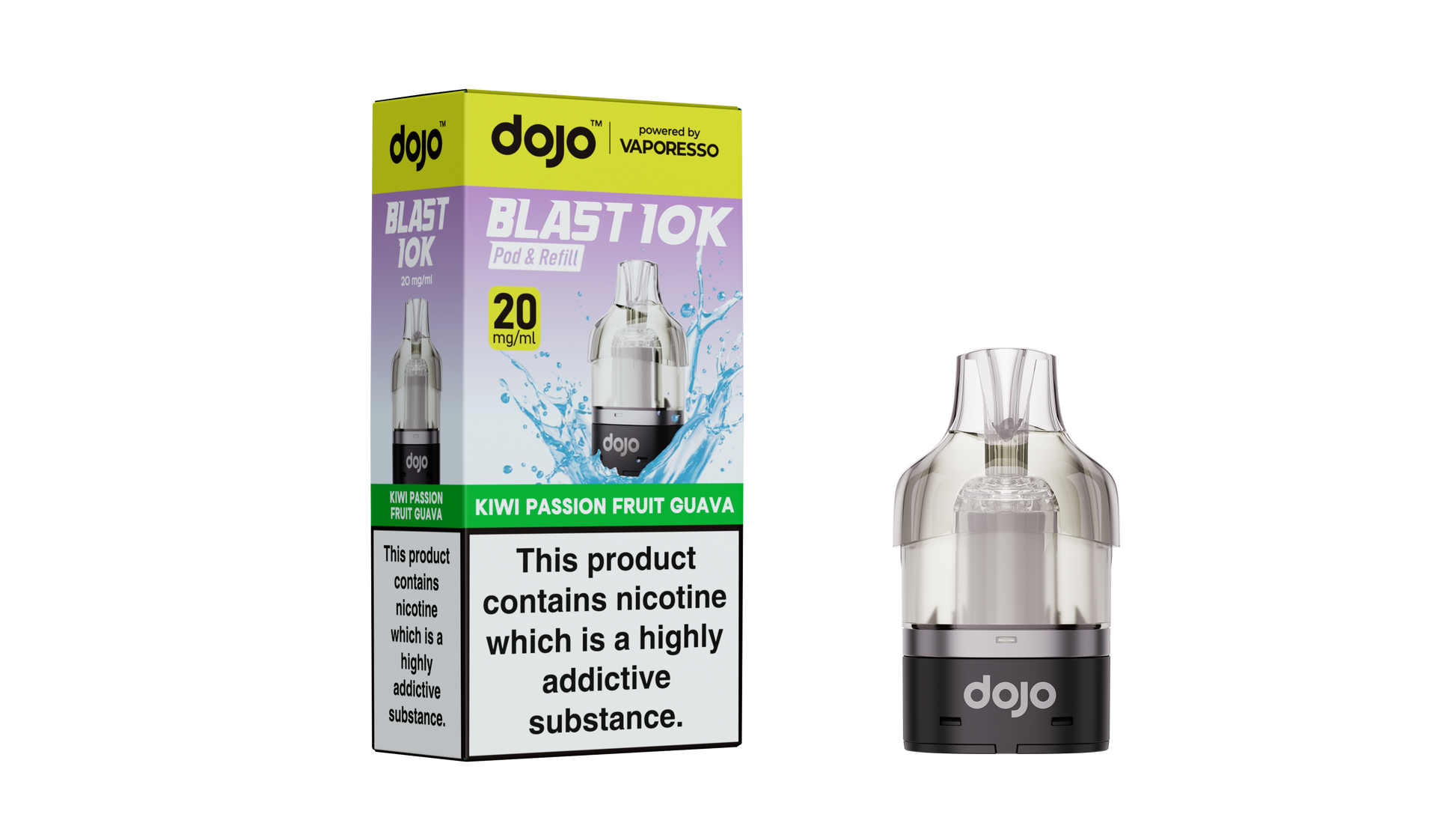 Dojo Blast 10K Pod Kiwi Passion Fruit Guava