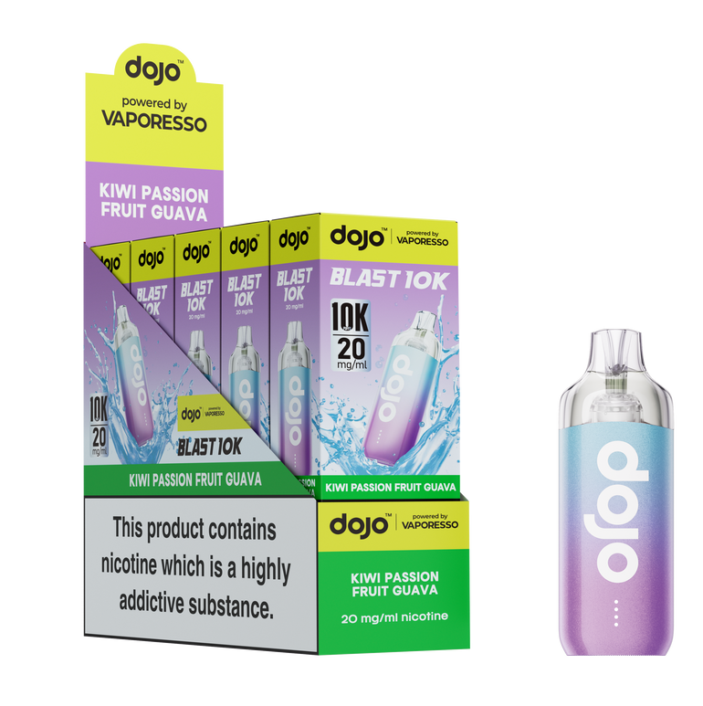 Dojo Blast 10K Kit 5 Pcs Kiwi Pasion Fruit Guava