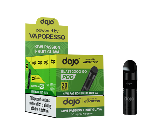 Dojo Blast 2K Go Pod 5 Pcs Kiwi Passion Fruit Guava