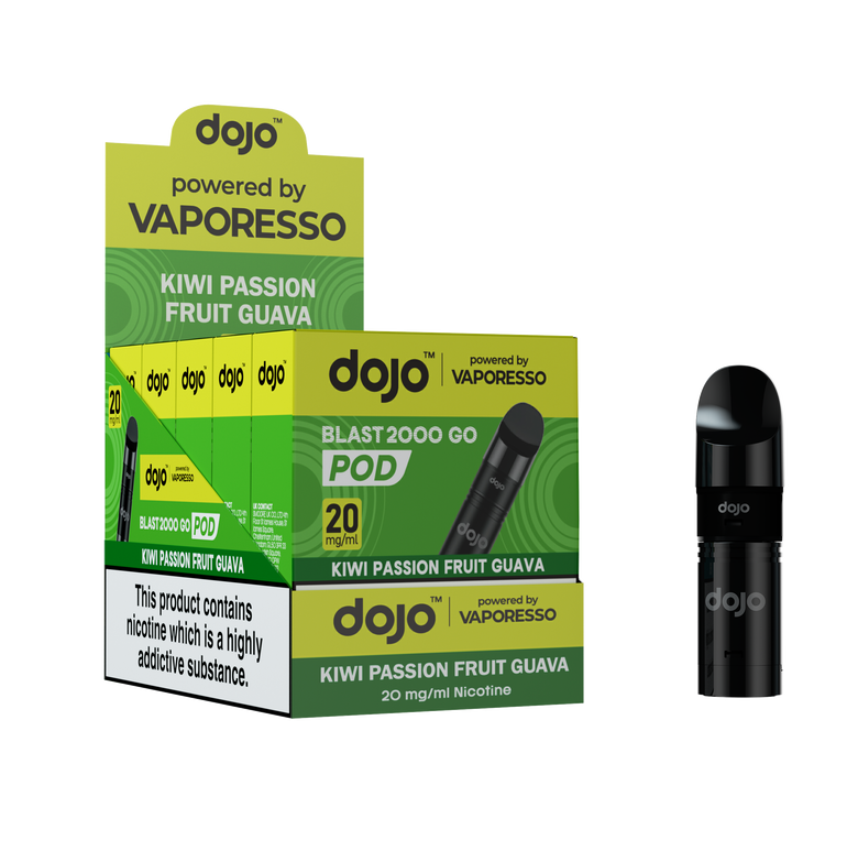 Dojo Blast 2K Go Pod 5 Pcs Kiwi Passion Fruit Guava