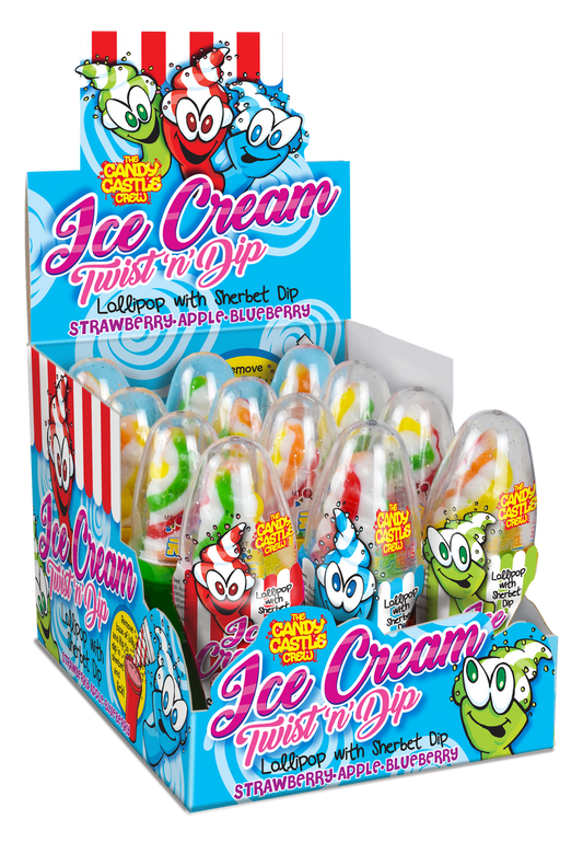 CCC Ice Cream Twist n Dip 12 x 27g