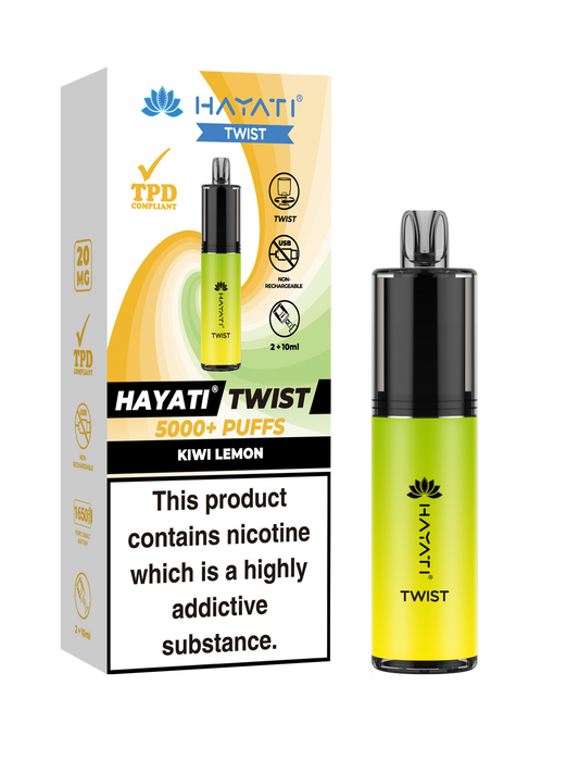 Hayati Twist Kiwi Lemon 5 Pk