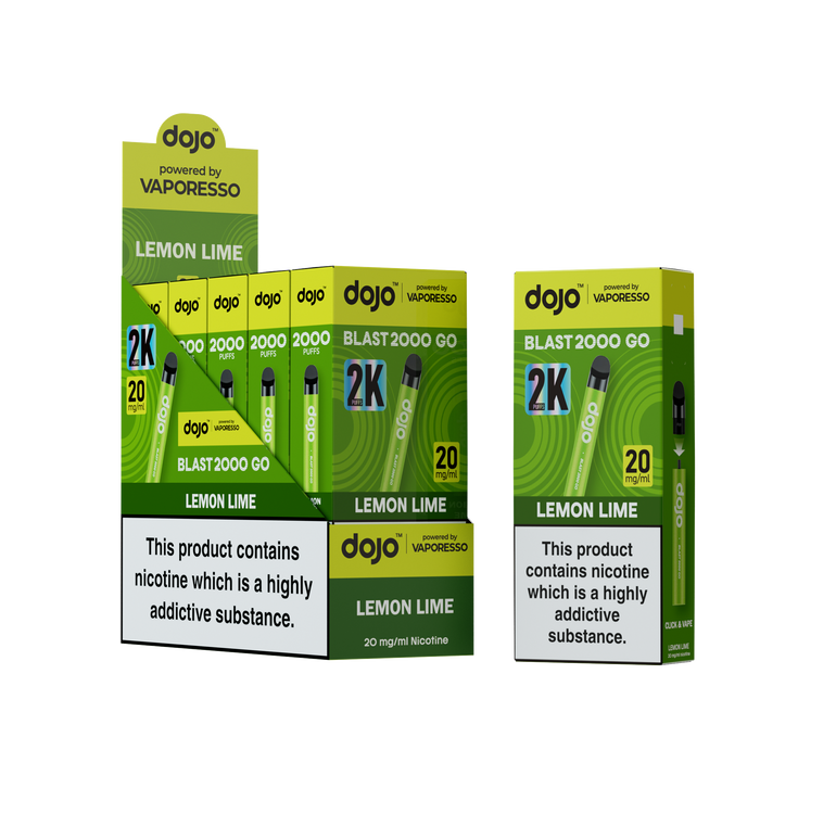 Dojo Blast 2000 Go Lemon Lime 5 Pk