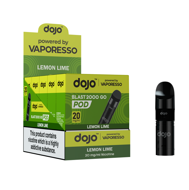 Dojo Blast 2K Go Pod 5 Pcs Lemon Lime