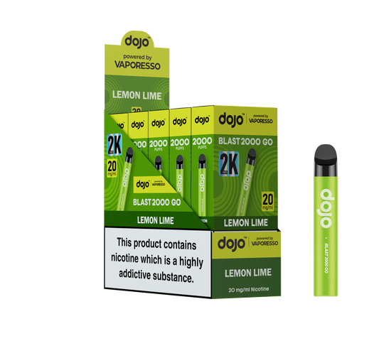Dojo Blast 2000 Go Pod Kit 5 Pcs Lemon Lime