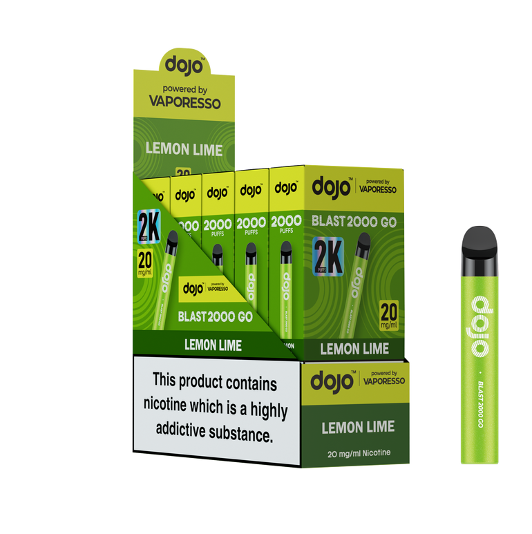 Dojo Blast 2000 Go Lemon Lime 5 Pk